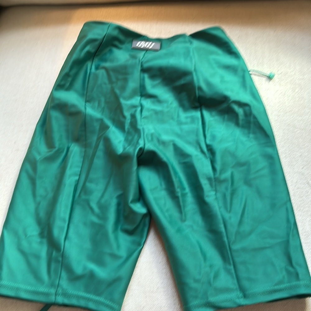 Didu emerald laced swim shorts. Size small. - Picture 3 of 3